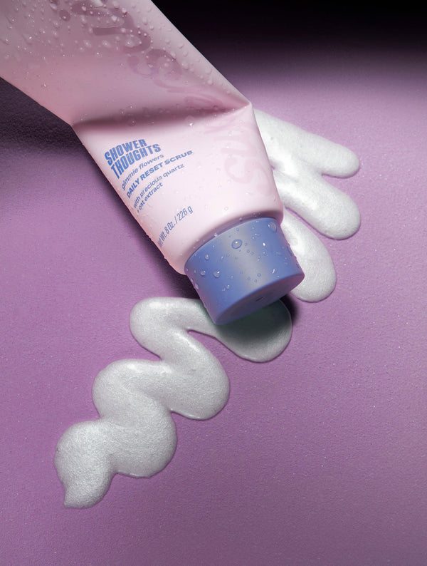 Gimmie Flowers Shower Thoughts Daily Reset Scrub 8 oz